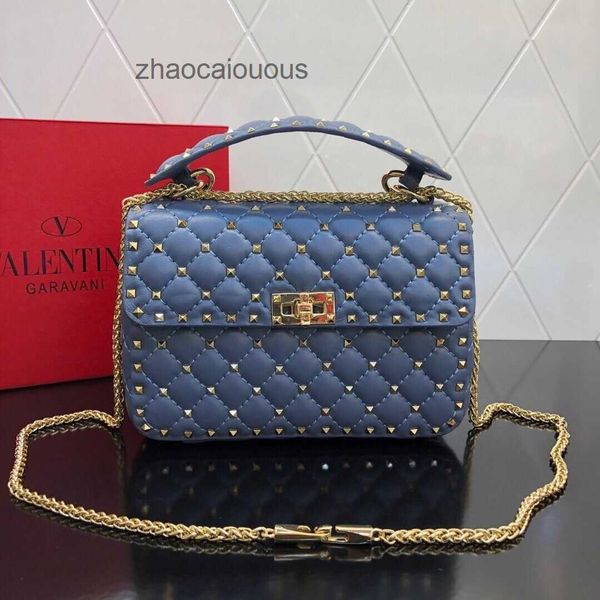 

diamond style bags valentins luxury handbags handbag women grid rivet punk designer chain women's casual leather crossbody 4m5s