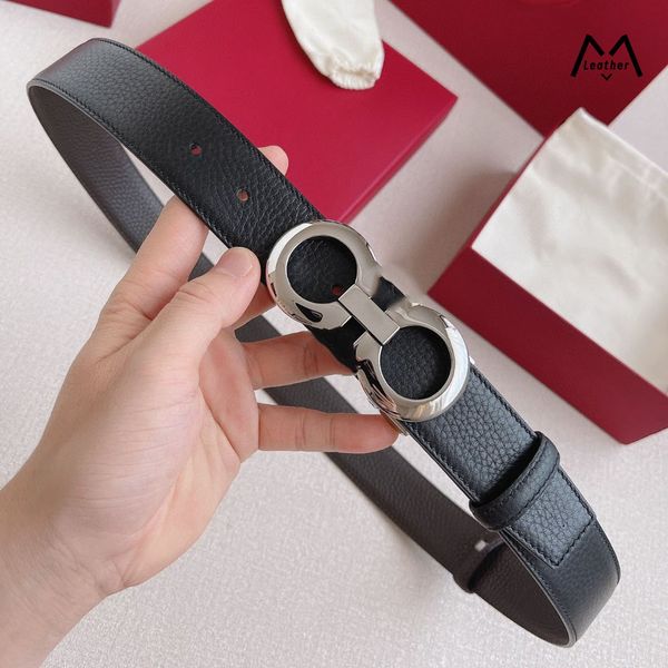 

highly quality fashion classic men designer belts luxury brand genuine leather belt for men and women gold silver black buckle width 3.5cm w, Black;brown