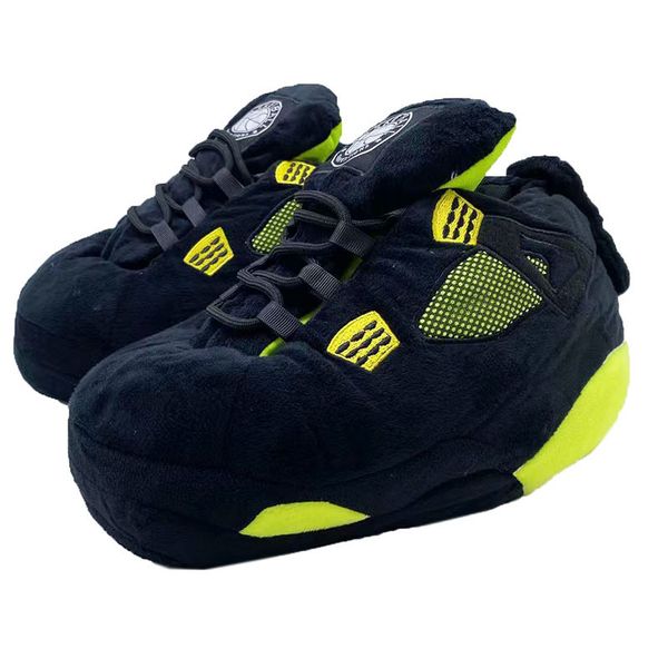 

slippers dress shoes winter warm sneakers woman home slippers womenmen  fit 35-44 house floor shoes big size ladies slippers 230726, Black