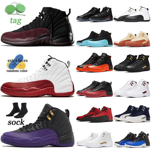 

authentic jumpman 12s 12 og basketball shoes a ma maniere field purple cherry brilliant orange floral burnt sunrise stealth outdoor sports w