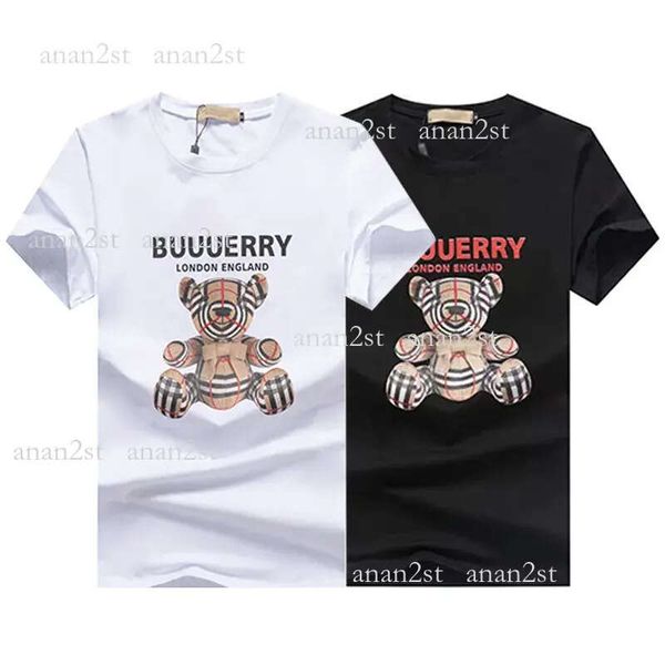 

summer brand mens t shirt fashion men women designers clothing short sleeve casual loose couple tee 96, White;black