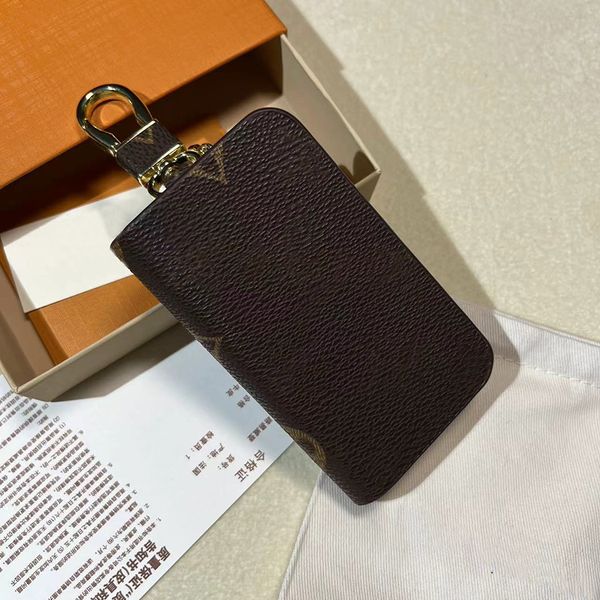 

pu leather keychain designer key chain buckle lovers car handmade keychains men women bag pendant accessories, Silver