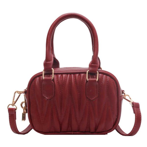 

designer bags miu bag popular bag crossbody bag pleated commuting simple shoulder small square bag bowling bag hobo clutch lfse