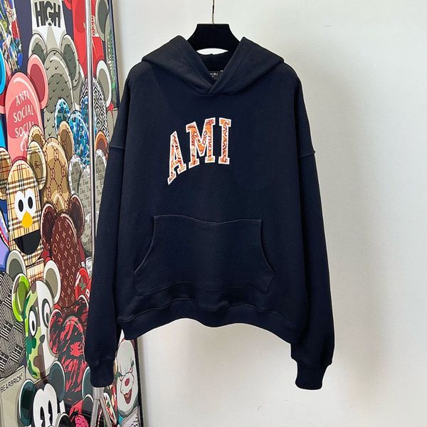 

men's plus size hoodies & sweatshirts in autumn / winter 2024 acquard knitting machine e custom jnlarged detail crew neck cotton c2re, Black;brown