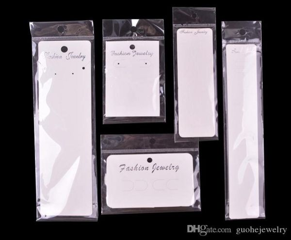 

100pcs diy jewelry paper card bracelet necklace cardboard bags jewelry packaging card bags 9542737, Pink;blue
