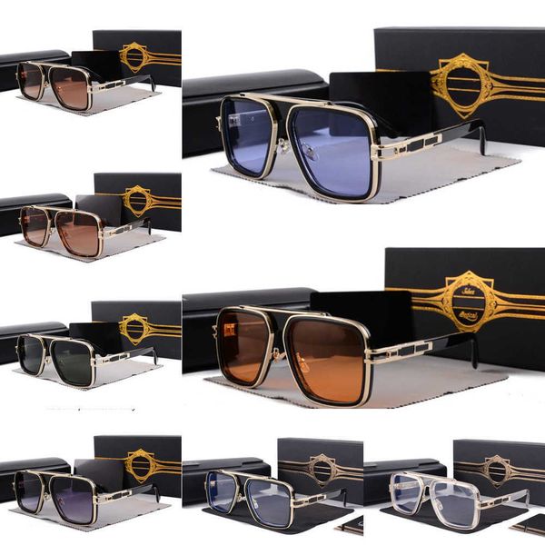 

vintage sunglasses square women's sun glasses fashion designer shades luxury golden frame sunglasses uv400 gradient lxn-evo dita vu0m, White;black
