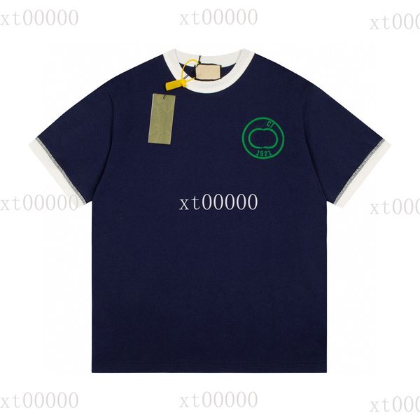 

22ss designer letter printed t shirts tee sweatshirt fashion high street short sleeves summer casual t-shirt breathable men women crew neck, Black;brown