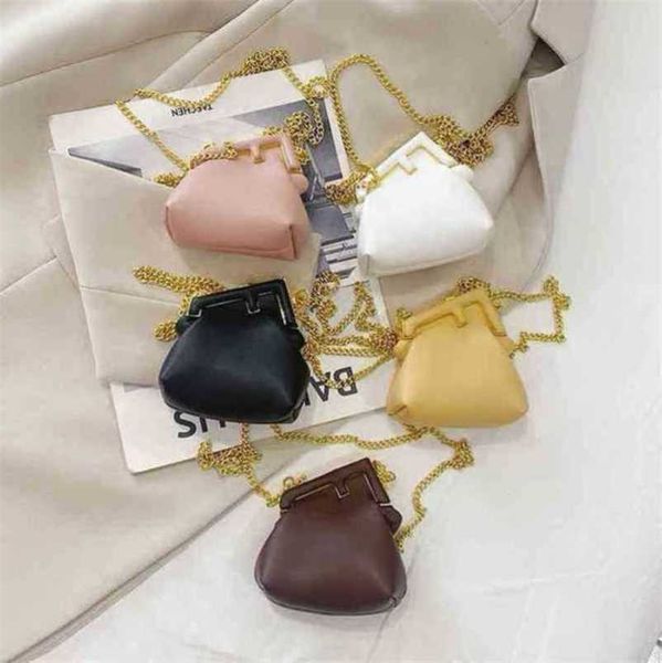 

designer luxury bags female spring clip popular color shoulder mini messenger chain