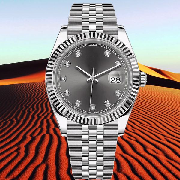 

lady wrist watch designer automatic watches sapphire 28 31 36 41mm mechanical stainless steel luminous lovers montre fakes movement enduranc, Slivery;brown