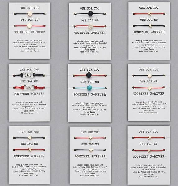 

2pcsset adjustable together forever love infinity bracelet for lovers red string couple bracelets women men039s wish jewelry g8989069, Golden;silver