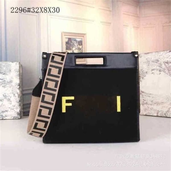 

2023 new luxury bags trend double color embroidered canvas hand large shopping