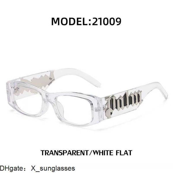 

23 small box sunglasses angels design uv400 palm retro frame plate outdoor travel ild4, White;black