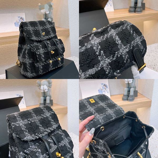 

designer backpack bag letter luxury backpack felt bookbags women book travel bags fashion all-match large capacity trend back packs