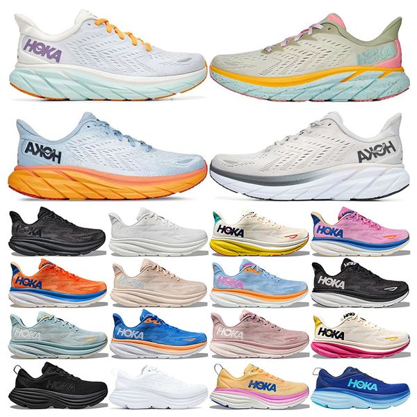 

hoka running shoes clifton 9 triple white anthracite cyclamen summer song shifting sand cloud blue harbor mist outdoor mens womens sports sn
