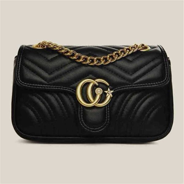 

2023 new luxury bags square korean lingge