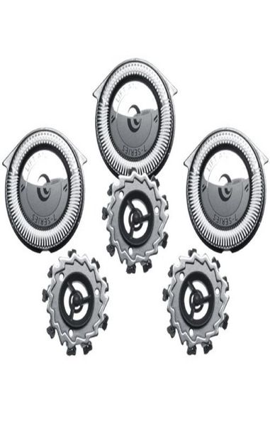 

3pcs replacement shaver head fit philips norelco hq650 quarda action razor fit for philips 6828xl 6829xl 6866xl 6887xl 7610xl7779322