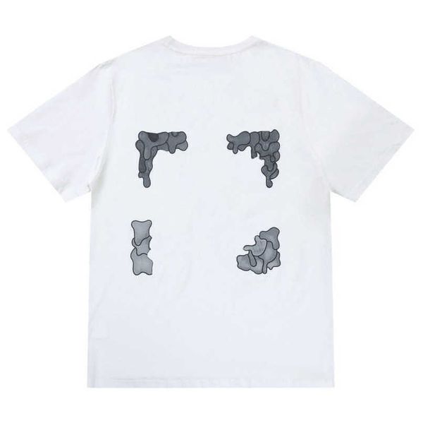 

fashion luxury men's t shirts brandoffs offer t-shirts designer back arrow x printd men women eur size tees couples loose t-shirt hip, White;black