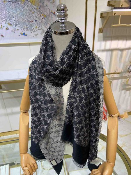 

designer scarf cashmere alphabet scarf fashion men's and women's four seasons cape scarfs classic designer scaves size 200x70cm, Blue;gray