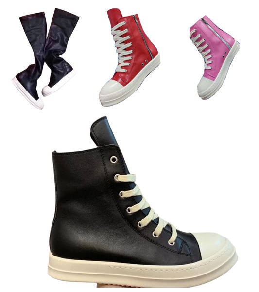 

designer boot mens sneaker cowboy winter boot couple shoe designer waterproof canvas boots lace up wear platform triangle milk fragrance sho, Black