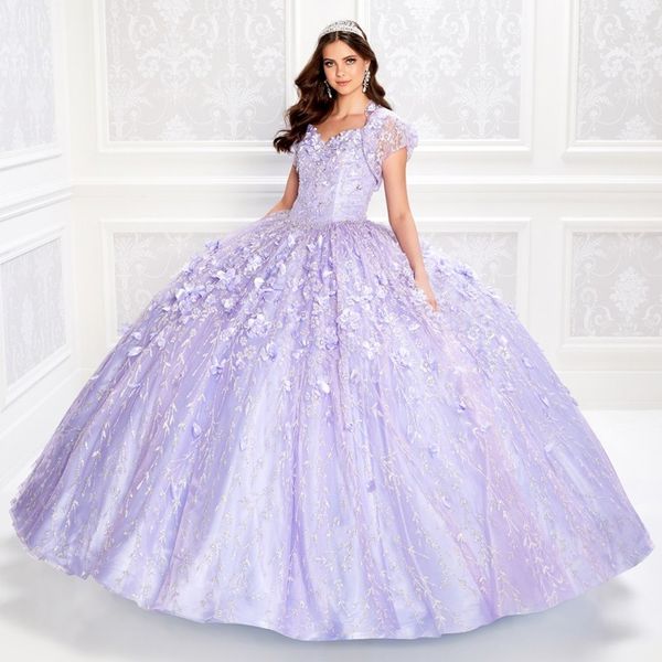 

mexican lavender vestido de 15 anos lilac charro quinceanera dresses lace applqiued 3dflower corset sweet 16 dress abiti da cerimonia, Blue;red