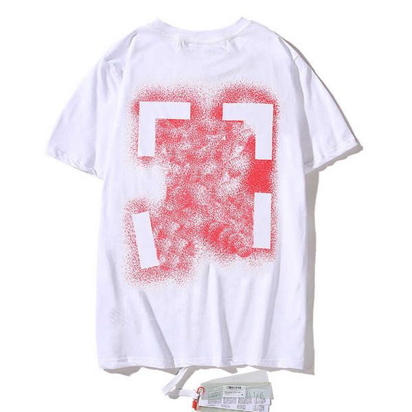 

luxury men's fashion t shirts brand white black t-shirts designer back arrow x printd men women eur size tees couples loose t-shirt hi