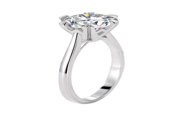 

sterling silver product in love with single bell women039s exaggerated large 2 ct simulation diamond ring showing off two ct d7775873, Golden;silver