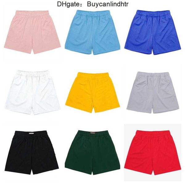 

men's and women's shorts designer ee summer running solid color sports shorts exercise breathable fashion brand beach wear loose s, White;black