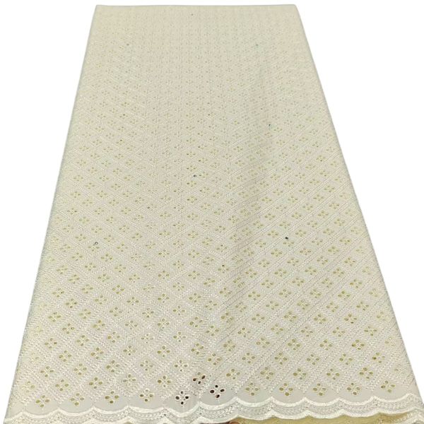 

polished lace 5 yards african female perforated fabric woman wedding party dress white sewing clothing textile nigerian banquet light blue c, Black;white