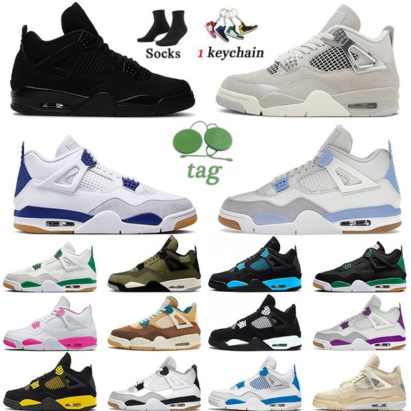

jumpman 4 retro basketball shoes 4s military new black universitys light blue tour yellow sail kaws purple metallic bred women white oreo de