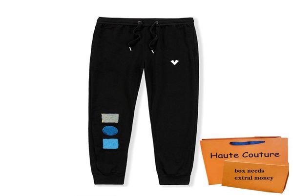 

men pants youth fashion trousers casual printing jogging trouser breathable jogger pant hiphop elastic outdoorwear5040814, Black