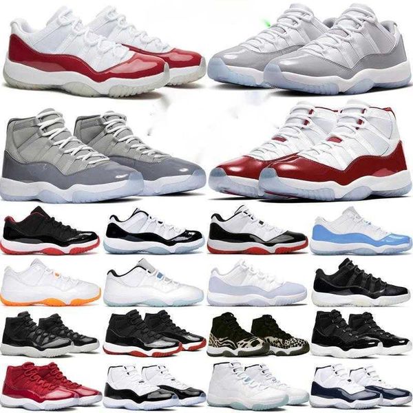 

2023 cement grey 11 basketball shoes low men women 11s cherry midnight navy lows velvet cool grey 25th bred mens trainers sport sneakers out