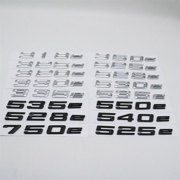 

rear trunk lid emblem logo badge letters sticker for bmw 318e 320e 325e 330e 335e 520e 528e 530e 540e 550e 730e 740e 740le 750le259b