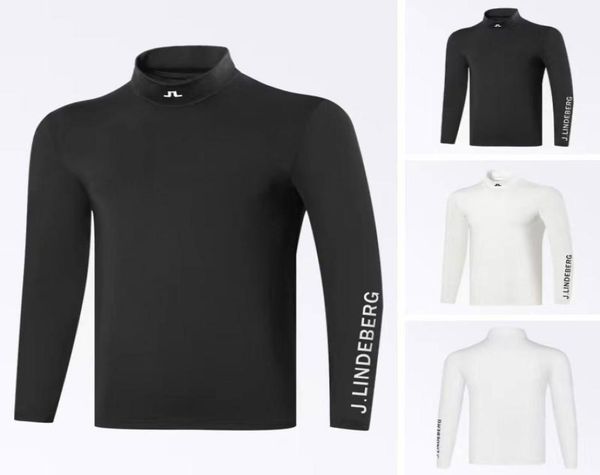 

spring autumn golf clothing men long sleeve tshirt 2 colors fashion outdoor sports leisure shirts sun protection clothing2654753, Black;blue
