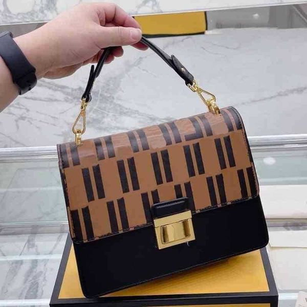

fd print shoulder bags leather designer handbags tote women handbag embossed letter print crossbody bucket female messenger vintage bag purs