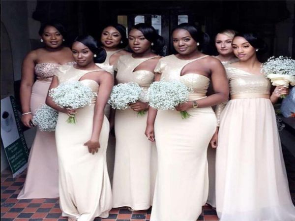 

plus size junior country bridesmaid dresses long champagne sheath one shoulder bridesmaid prom dresses under 1003444885, White;pink