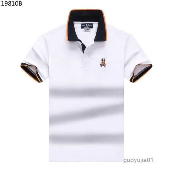 

psycho bunny men polo shirt american fashion street brand shirt designer polo shirt transportation men t shirt size m--xxxl 02qs, White;black