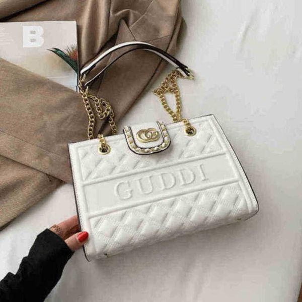 

designer luxury bags texture shoulder korean version capacity embossed chain crossbody tidal big 4 df49cc