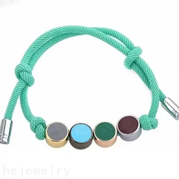 

designer bracelets old flower bracelet for women valentine s day gifts creative pulsera weave red blue rope ins luxury bracelets fashion bea, Golden;silver
