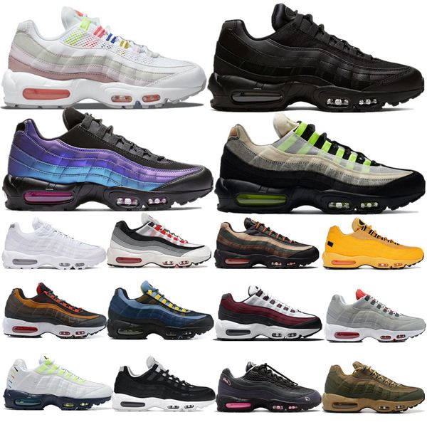 

new 95s running shoe designer mens sports shoes womens casual shoes air95 flat bottom breathable air cushion marathon shoe