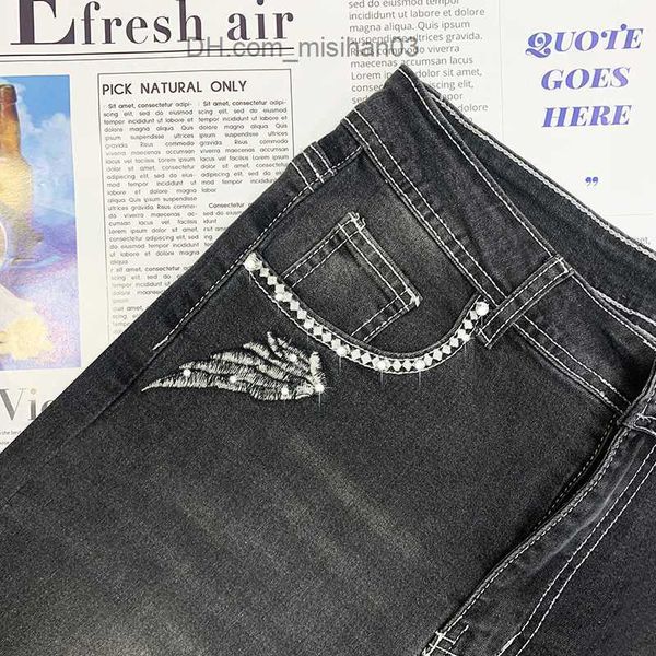 

women's jeans high waist women's jeans 2022 fashion straight pants plus size comfortable jeans retro washable black jeans elastic, Blue