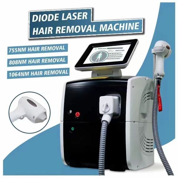 

professional 755 808 1064 diode laser hair removal machine laser beauty equipment diode laser for aesthetic medicine dark circles pigment re