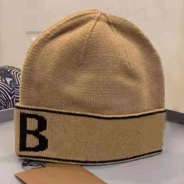 

winter knitted hat men women design fashion hip hop letter jacquard solid skull beanie caps casual warm thick cap high quality, Blue;gray