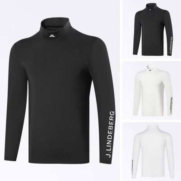 

spring autumn golf clothing men long sleeve tshirt 2 colors fashion outdoor sports leisure shirts sun protection clothing5493389, Black;blue