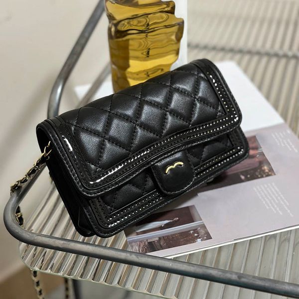 

classic flap women mini crossbody designer bag leather quilted vintage handbag card holder luxury coin purse outdoor evening clutch suitcase