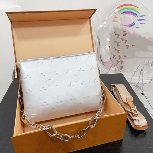 

evening bags m57790 coussin genuine leather crossbody bags luxury women's mens designer purses tote messenger wallets square handbags e