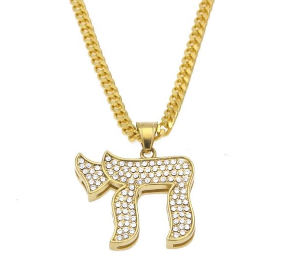 

the new stainless steel chai jewish symbol pi special modeling exaggerated pendant necklace longterm supply for hiphop3706806, Silver