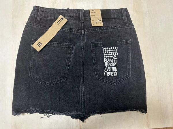 

grey edge same spring black burnt ragged ksubi denim summer short skirt girl