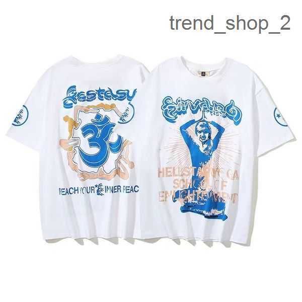 

2023 hellstar designer short men's shirts hellstar t shirt rapper wash grey heavy craft short sleeve high fashion retro women's t-, Black;brown