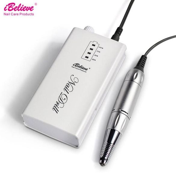 

new arrival 30000rpm portable electric nail drill machine rechargeable cordless manicure pedicure set for 8h use nail equipment4026386, Silver