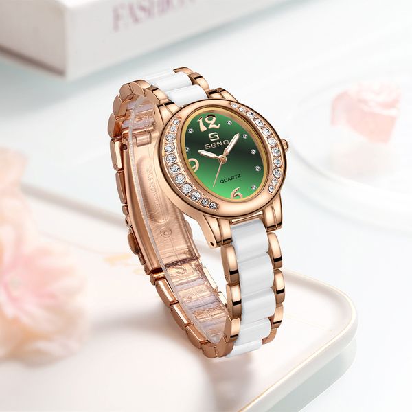 

womens watch watches luxury casual waterproof quartz-battery 30mm watch, Slivery;brown